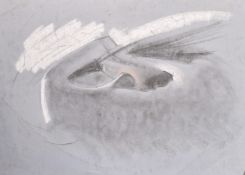 John Tunnard (1900-1971), a collection of three unframed sketches, two of abstract forms and the