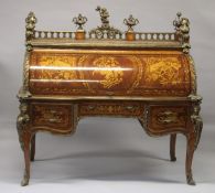 A LOUIS XV CYLINDER BUREAU DE ROI 