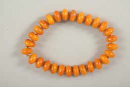 AN AMBER BRACELET.