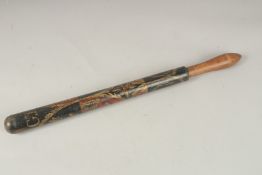 A LARGE G.R. PAINTED TRUNCHEON. 58cms long.