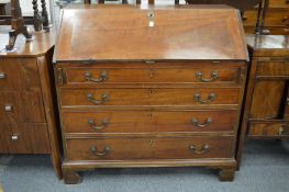 A George III mahogany bureau.