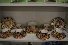 A quantity of Royal Crown Derby imari pattern china.