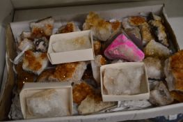 Various crystal samples.