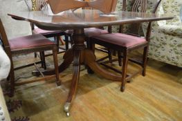 A good 19th century mahogany tilt-top breakfast table.