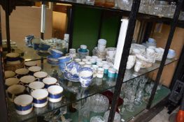 A large quantity of part dinner, tea and coffee services.