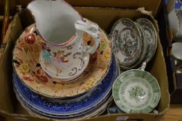 A quantity of decorative and household china and glass.