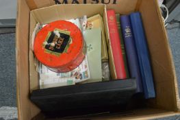 A quantity of stamp albums, loose stamps etc.