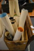 A quantity of assorted unframed posters, maps etc., 1960's and later.