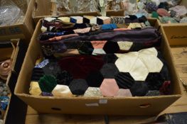 A good large patchwork quilt, 260cm square.