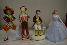 A pair of Doulton figures, Pearly Boy and Pearly Girl HN2035 and HN2036 together with two other