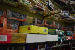 A large quantity of boxed single and sets of die-cast model buses.