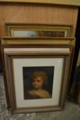 Various decorative paintings, prints etc.