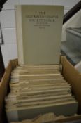 The Old Watercolour Societies Club Annual volumes 1936-1953, 17 in total.