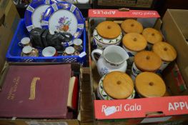 Decorative china, books etc.