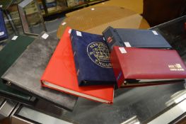 Six albums of first day covers.