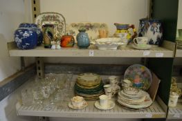 Decorative and household china and glass.