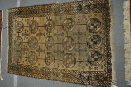 A small Persian rug, 150cm x 100cm.