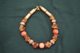 An African necklace.
