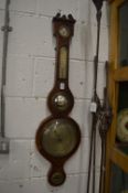 A Georgian barometer/thermometer.