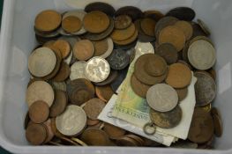 A box of coins.