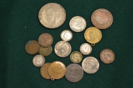 A group of coins.