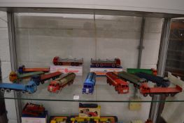 A group of thirteen Corgi Foden flatbed and other lorries, two with replacement boxes.