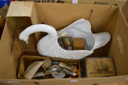 A large quantity of household and decorative collectables and miscellaneous items, door furniture