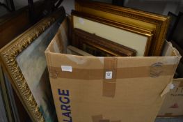 A collection of paintings, prints, engravings etc.