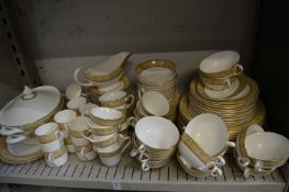 A comprehensive Royal Doulton Woodside dinner service.