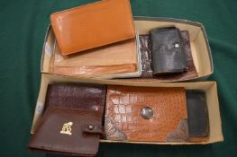 A group of wallets etc.