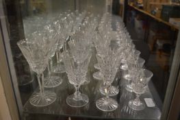 A quantity of Waterford and other glassware.