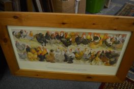 A small group of prints.