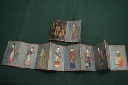 A small Japanese lacquer book.