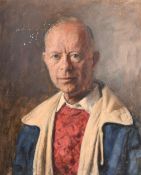 GEORGE WEISSBORT (1928 - 2013)PORTRAIT head and shoulders of a man, board. 21.5ins x 18ins (54cm x