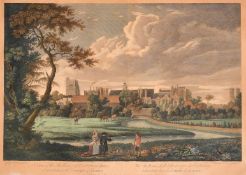 Wilson Lowry after George Robertson, a view of the Archbishop of Canterbury's palace, hand