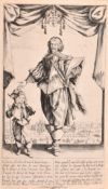 Jacques Callot (1592-1635), 'A. Claude Deruet Ercuier Chevalier de Lordre de Portugal', engraving,