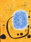 After Joan Miro, 'The Gold of the Azure', acrylic on canvas, 15.75
