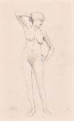 Frank Lewis Emanuel, an album of pencil drawings, (q).