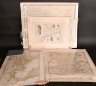 A FOLDER OF 15 VARIOUS MAPS