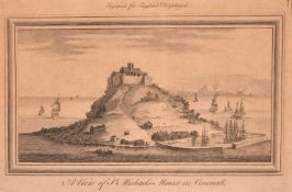 A VIEW OF ST MICHEL MOUNT, CORNWALL.