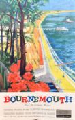 A British Rail poster advertising Bournemouth, after Hugh Chevins, 39.75 x 24.75