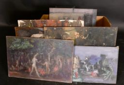 GEORGE WEISSBORT (1928 - 2013)TWENTY VARIOUS OILS, mostly for restoration