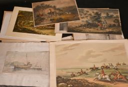 A FOLDER OF 30 VARIOUS PRINTS and engravings