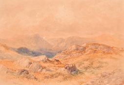 An Interesting collection of six 19th Century watercolours in the manner of Turner and other