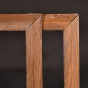A pair of moulded oak frames, rebate size 29.5