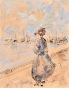 Walter Beauvais (1942-1998), 'Enjoying the Race', oil on panel, signed with monogram, 10