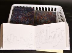 JOHN &HELEN COLLINS.EIGHT TRAVELLING SKETCH BOOKS.