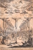 Jacques Callot (1592-1635), The Martyrs of Japan, engraving, plate size 6.75