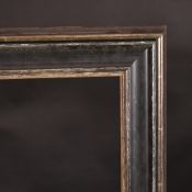 A 20th Century frame with a painted and silvered effect, rebate size 51