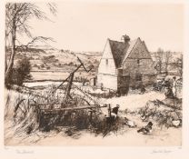 Harold Sayer, 'The Dovecot', etching, signed and inscribed in pencil, dated 1984 and numbered 15/